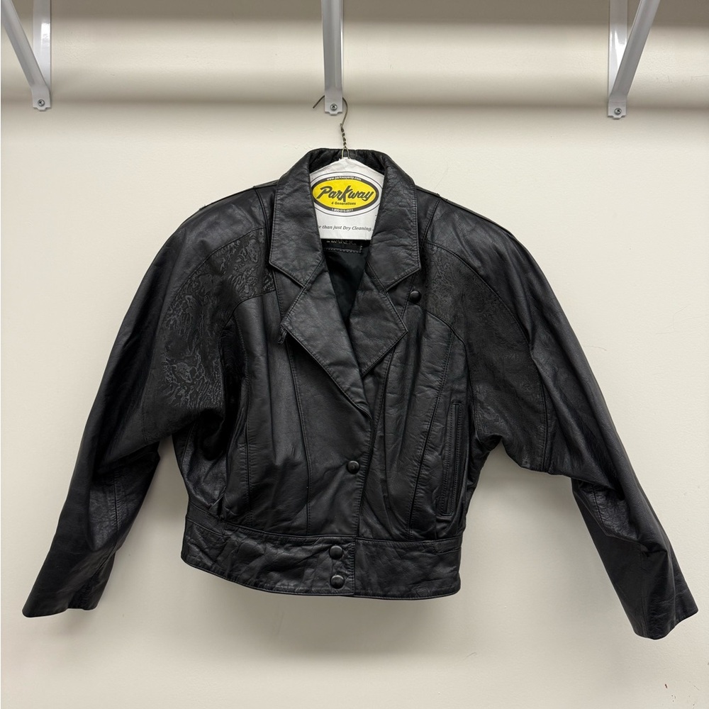 Vintage 1980s ladies’ Byrnes & Baker Leather Jacket
